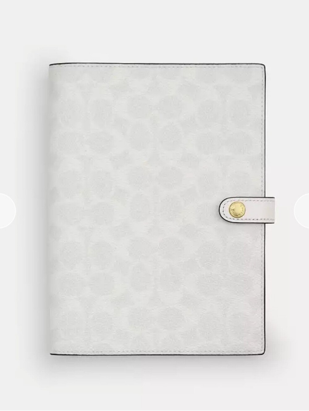 Coach Notebook In Signature Canvas